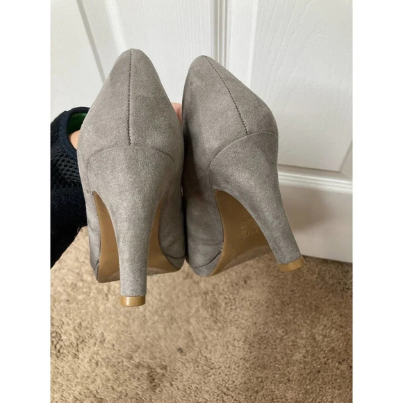 Naturalizer prudence gray mary jane heels sz 7 - Picture 5 of 8